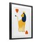 Stupell Industries Lion & Hearts Card Framed Print Under Glass, design by Svetlana Aleynikova